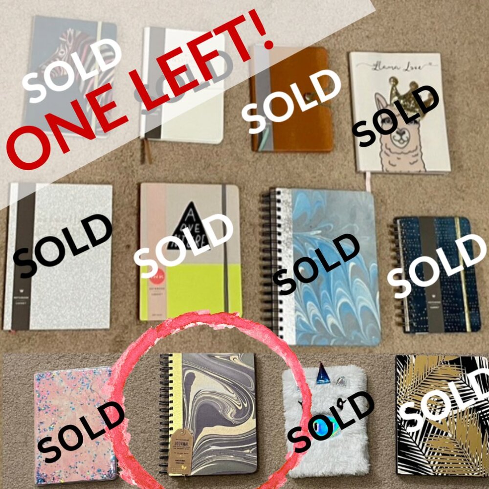 📣 1 LEFT! 📣 NEW Journals, notebooks, drawing books, sketchbooks